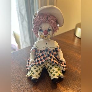 Vintage Zampiva Spaghetti Clown Doll Figurine
